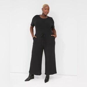 Lane Bryant Journey Perfect Sleeve Wide Leg Jumpsuit  size 22/24 Petite